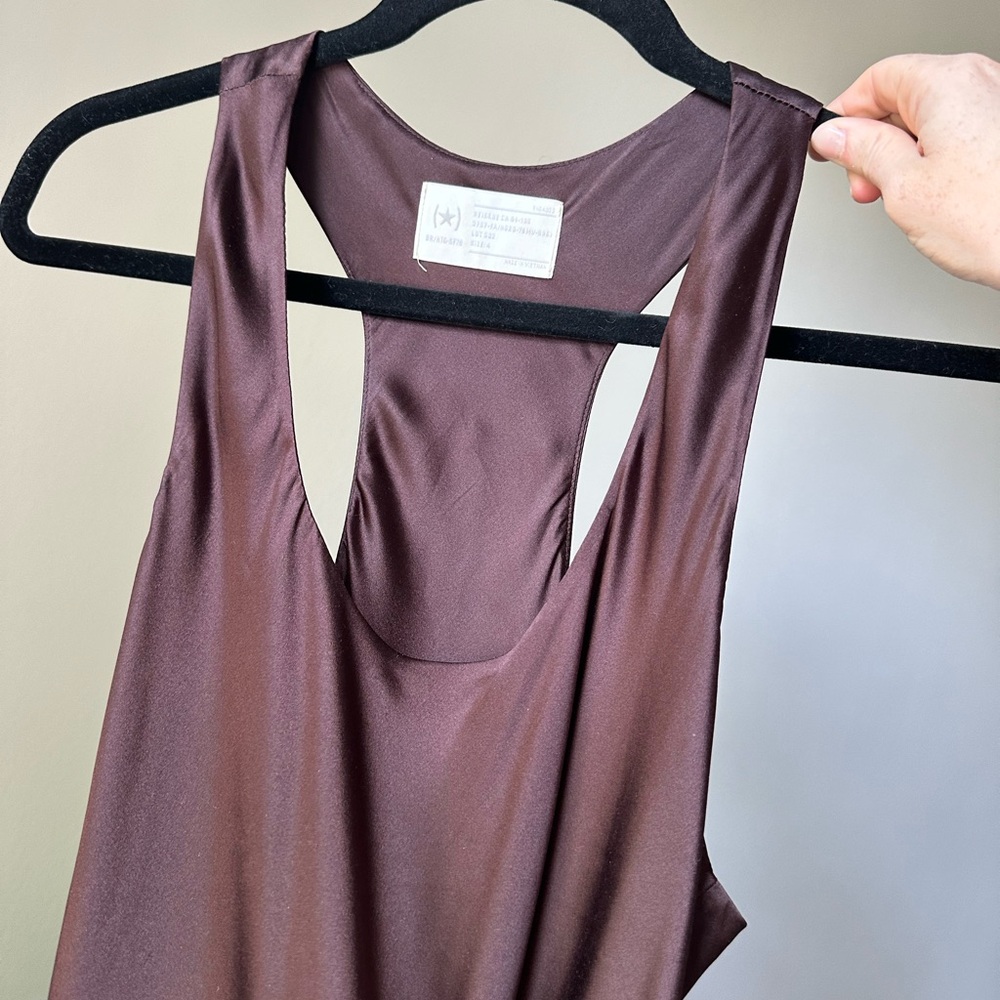 Satin Long Dress